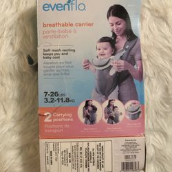 evenflo Breathable Carrier with 2 carrying positions