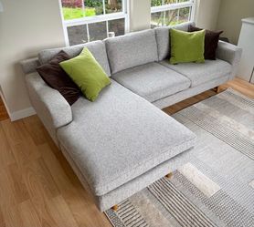 West Elm Eddy Sofa With reversible chaise