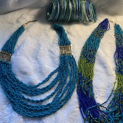 Boho Style Beaded Necklaces & Bracelets