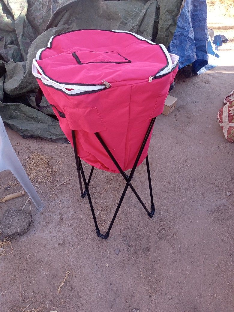 Portable fold up ice chest