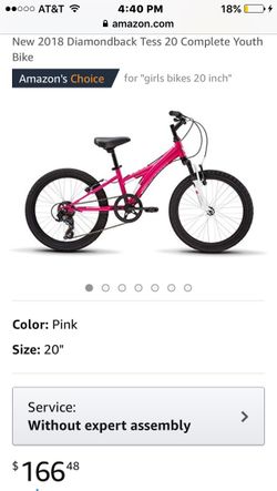 New 2018 diamondback tess 20 complete youth bike cheap