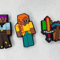 Minecraft Crocs charms / Jibbitz
