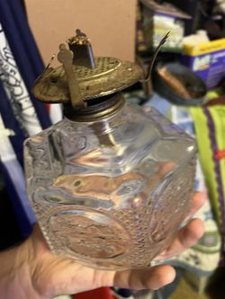 Oil Lamp With No Lamp Globe