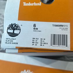 Timberland Skyla Bay Slip On Black Suede Women’s Shoes