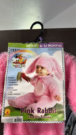 Baby Pink Rabbit costume