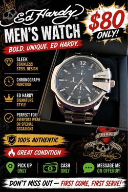 Ed Hardy Men's Chronograph Watch