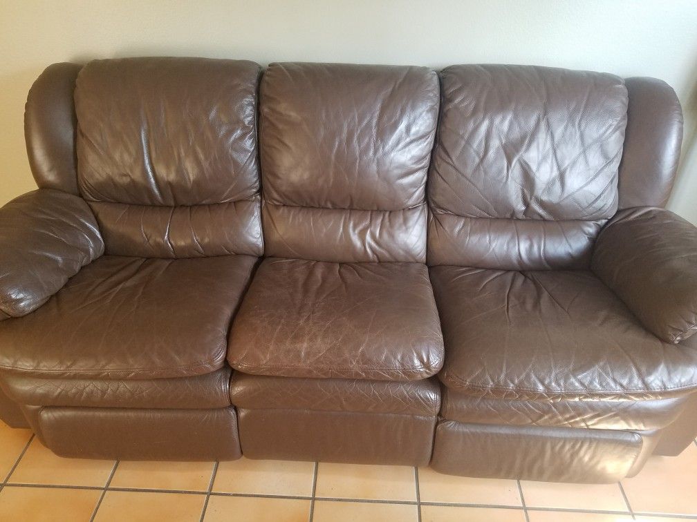 Leather Couch