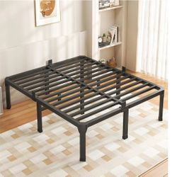 ROIL 14 Inch King Size Bed Frame with Mattress Slide Stopper 