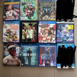 Movies + Video games Lot 