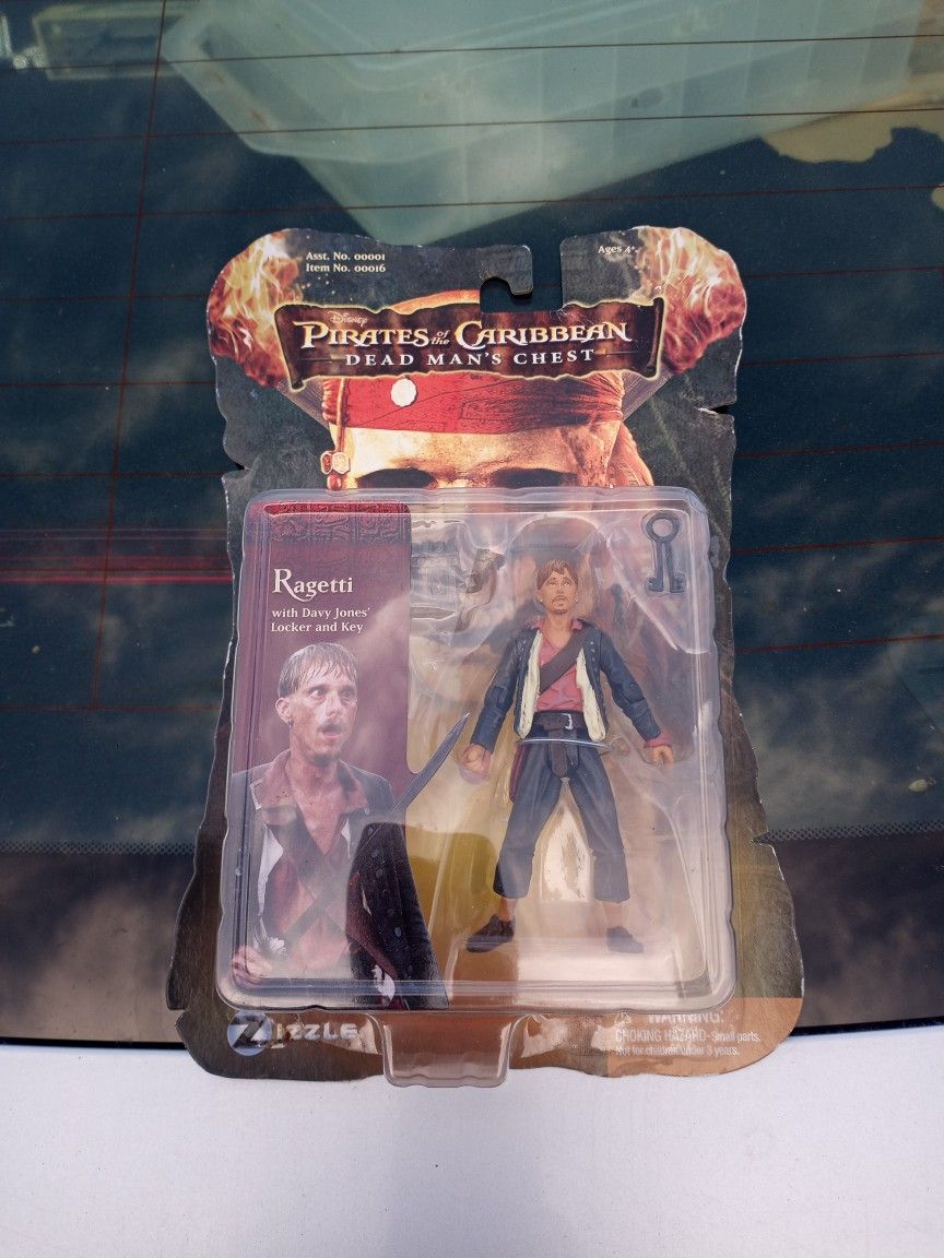 Pirates Of The Caribbean Dead Men Chest Ragetti Action Figure
