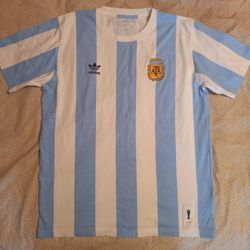Argentina Soccer Jersey Vintage World Cup 1986