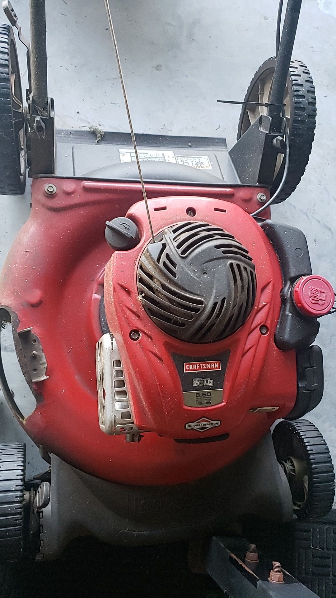 Craftsman Briggs Stratton gold 5.50 140cc