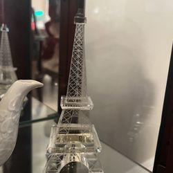 Eiffel Tower Glass Decoration