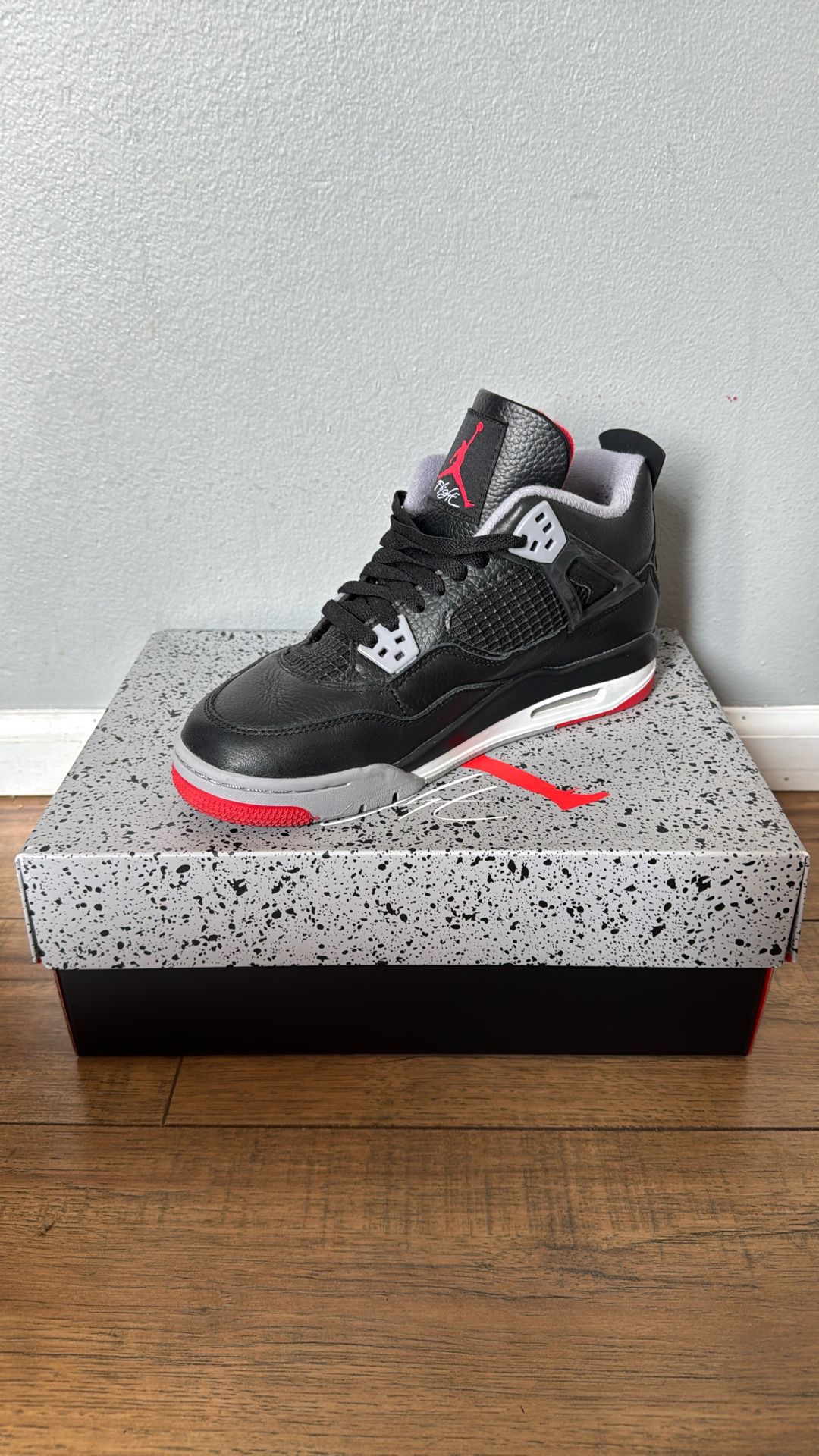 Jordan 4 Bred Reimagined - Size 6.5