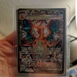 Charizard Pokemon Card - 223/197 Tera Ex Holographic In Card Sleeve Mint