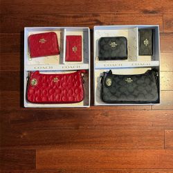 Coach Sets - Red & Black