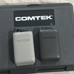 COMTEK M216 PR216 Auditory WIRELESS TRANSMITTER  and RECEIVER W/ CASE & MICS!!!