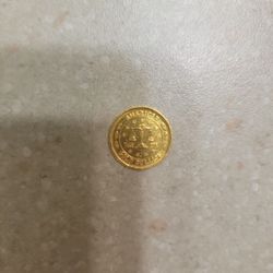 American Gold Bullion 1/20 Oz 999 Gold Coin 