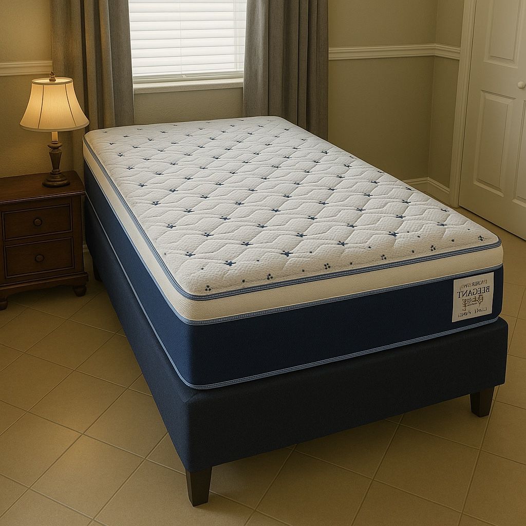Brand New Twin Size Pillow Top Mattress – 14” Thick for Superior Comfort. Direct from Factory. Also Available: Full, Queen & King. Fast Same-Day Deliv