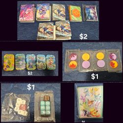 Pokémon Accessories  Mini albums, tins,card sleeve,dice Etc 