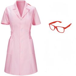 Pink nurse / maid / carhop costume Large 