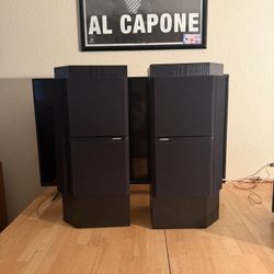 Bose floor-stand speakers