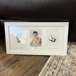 Foot And Hand Print Photo Frame