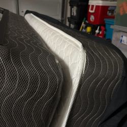 Full Metal Bedframe, Mattress And Box Spring 