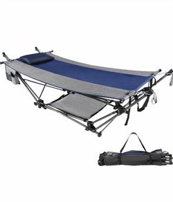 RedSwing Camping Hammock with Stand, XXL Portable Hammock with Removable Pillow