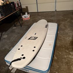 7ft buell soft top surfboard