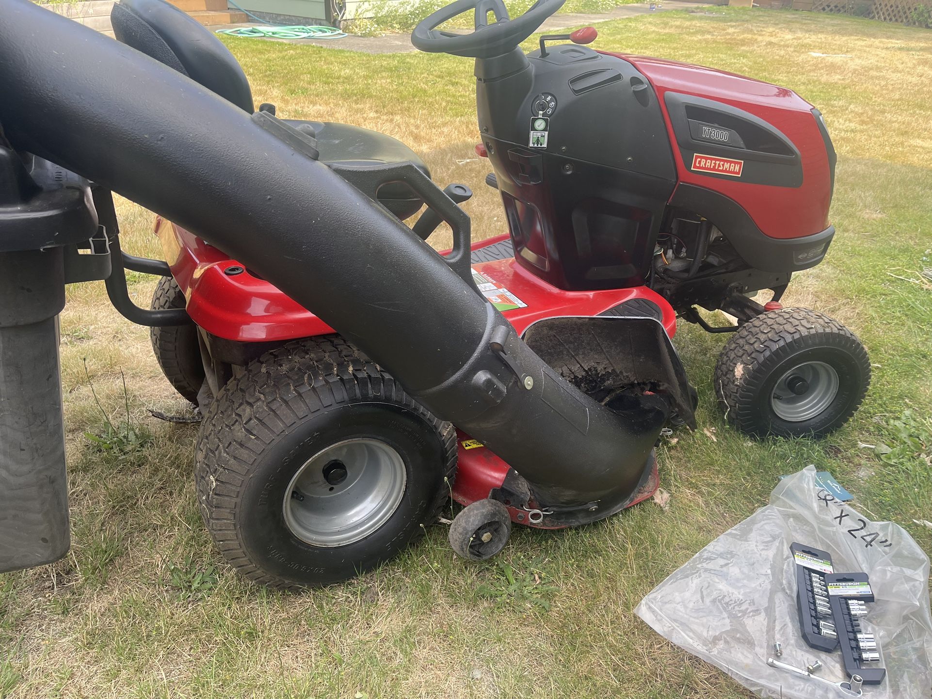 Craftsman yt 3000 clearance riding lawn mower