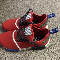 Red Adidas NMD Sneakers
