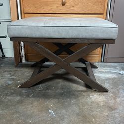 Grey Small Ottoman