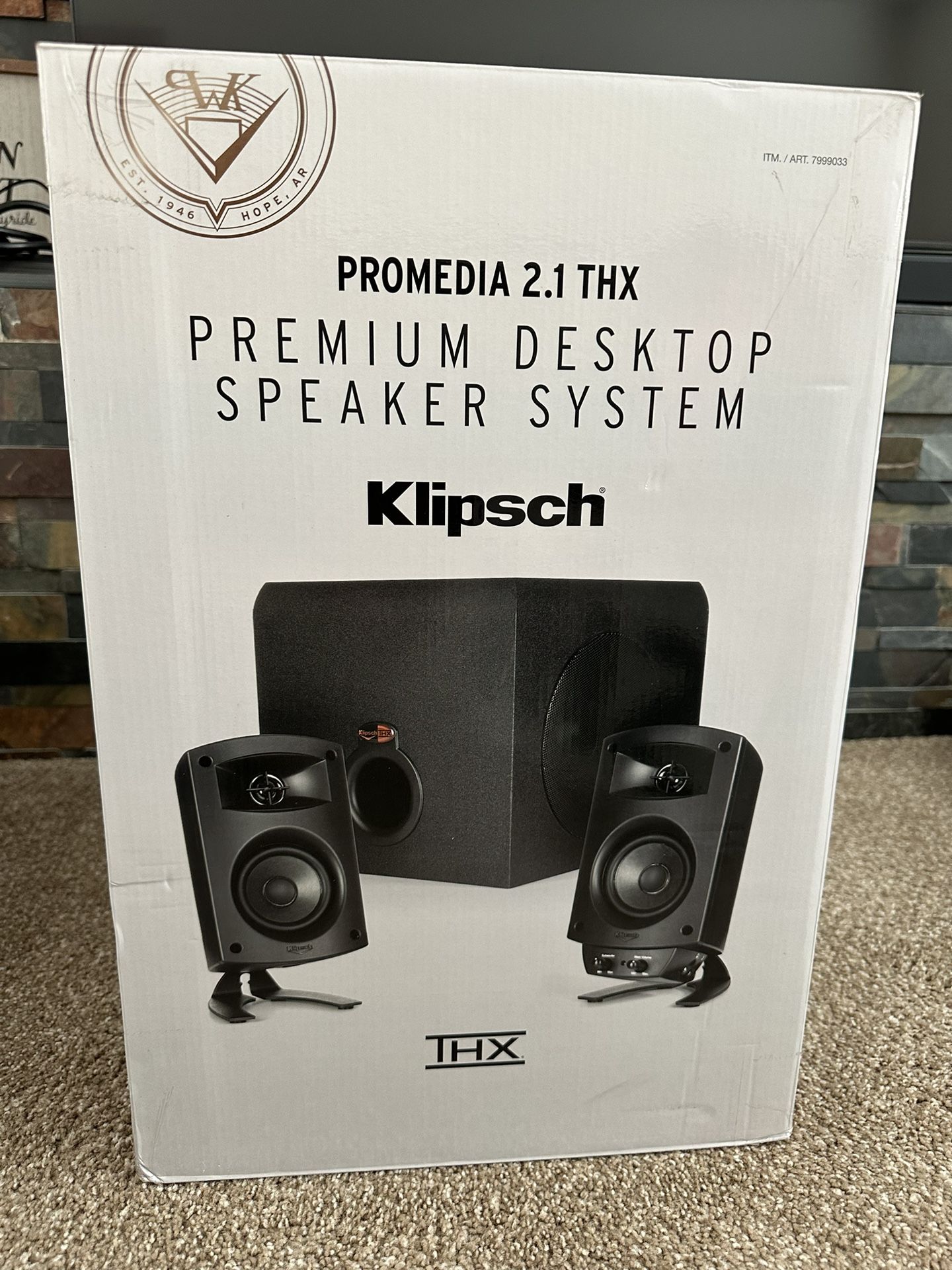 Klipsch Premium Desktop Speaker System Klipsch Promedia 2.1 THX Premium Desktop Speaker System for Sale in
