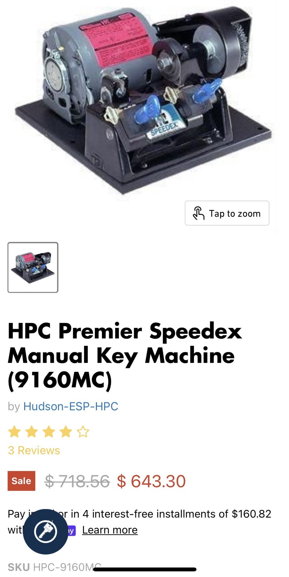 Key machine speedex Máquina de duplicado de llaves