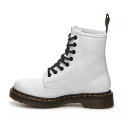Dr. Martens 1460 White Leather Boots - Women’s Size 7 (Gently Used)
