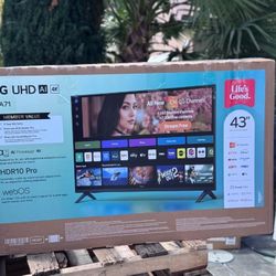 43ua71 43” Lg smart 4k led Uhd tv 