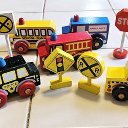 11 Piece Vintage wooden - The montgpmery schoolhouse inc.
Transportation set