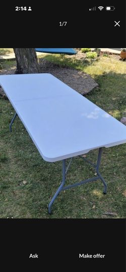 6 foot folding table