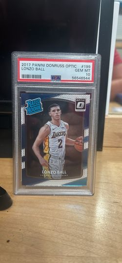 Lonzo ball rated rookie psa 10