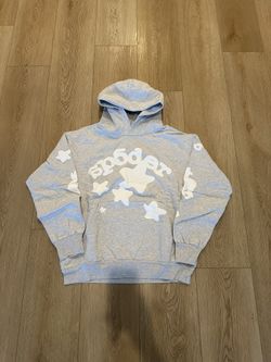 Beluga Grey Sp5der Hoodie