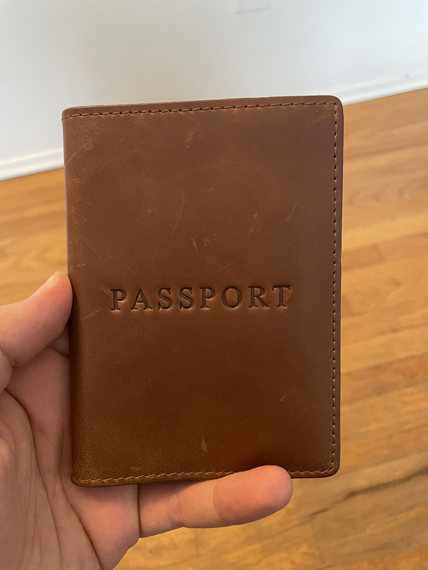 J Crew Leather Passport Holder