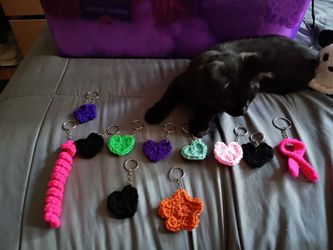 Crochet keychains $1 each