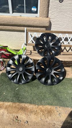 2 Tesla Wheel Covers 