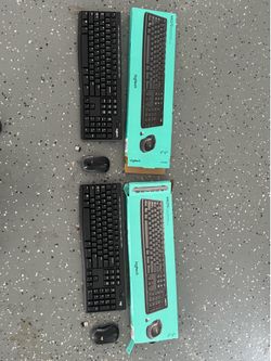 2 logitech keyboards