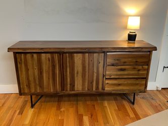 Live edge credenza cabinet