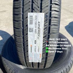 235/75R15 Hankook Kinergy ST New Set of Tires Installed and Balanced Set de Llantas Nuevas Instaladas y Balanceadas