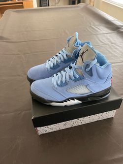 Jordan Retro 5s UNC blue