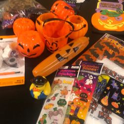 Halloween Stickers, Crafts, Gift Bag Toys And Bags