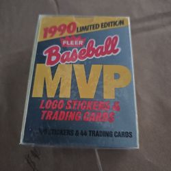Mvp logo sticker & trading  cards